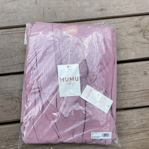 Show Me Your Mumu Emily Empire Maxi Dress in antique rose size 3X - Picture 9 of 9